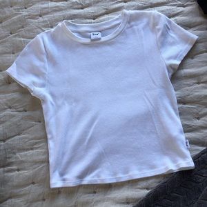 TNA ribbed cropped t-shirt